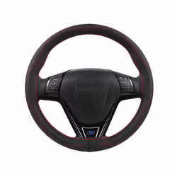 Super anti-wear Car Steering Wheel Covers/Universal 38cm Three-dimensional - Orange