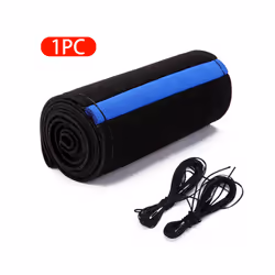 Steering Wheel Braiding Cover 38cm Universal Suede Steer Wheel Case For - Style 3