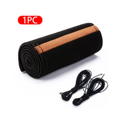 Steering Wheel Braiding Cover 38cm Universal Suede Steer Wheel Case For - Style 4