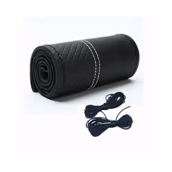 2020 Car Accessories Steering Wheel Braid Case Car Wheel Cover Steering - CA524-BW