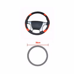 Truck Bus Car Steering Wheel Cover Diameters for 36 38 40 42 45 47 50CM - 36 CM