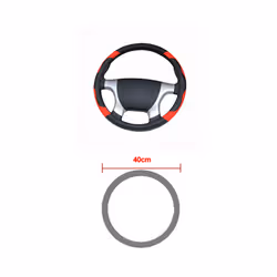 Truck Bus Car Steering Wheel Cover Diameters for 36 38 40 42 45 47 50CM - 40 CM