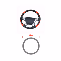 Truck Bus Car Steering Wheel Cover Diameters for 36 38 40 42 45 47 50CM - 50 CM
