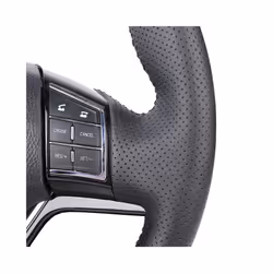 DIY Customized Car Steering Wheel Cover For Volkswagen VW Golf Tiguan - Orange