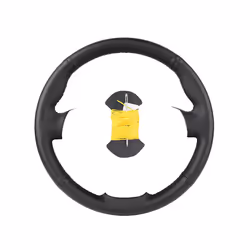 DIY Customized Car Steering Wheel Cover For BMW E83 X3 2003-2010 E53 X5 - Yellow