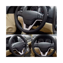 Universal Car Steering Wheel Cover Skidproof Auto Steering- Wheel Cover - Black