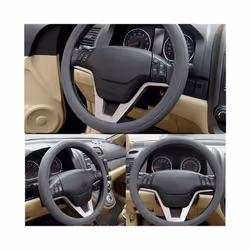 Universal Car Steering Wheel Cover Skidproof Auto Steering- Wheel Cover - Black