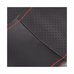 Hand Braid Steering Wheel Cover For Skoda Octavia Fabia Superb Roomster - Type B black line