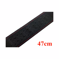Truck Bus Car Steering wheel Cover DIY 42/45/47/50cm Steering Wheel Wrap - red 47cm