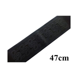 Truck Bus Car Steering wheel Cover DIY 42/45/47/50cm Steering Wheel Wrap - black 47cm