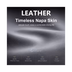 Car Steering Wheel Cover PU Leather D Shape Auto Steering Wheel Cover - BROWN D type