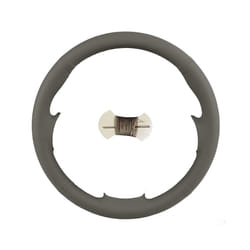 Artificial Leather Car Steering Wheel Cover For Mercedes Benz E-Class - GREY