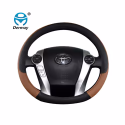 for Toyota Prius 30 20 Prius V Prius C Prius Prime Car Steering Wheel - Brown