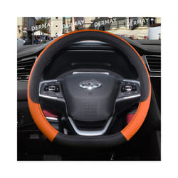 for Chery Tiggo 7 Pro Tiggo 7 Plus T15 DR F35 6.0 Car Steering Wheel Cover - D shape Orange