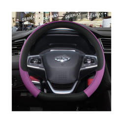 for Chery Tiggo 7 Pro Tiggo 7 Plus T15 DR F35 6.0 Car Steering Wheel Cover - D shape Purple