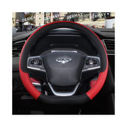 for Chery Tiggo 7 Pro Tiggo 7 Plus T15 DR F35 6.0 Car Steering Wheel Cover - D shape Red