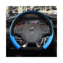 for Citroen DS4 DS5 DS5 DS 5LS DS6 DS7 DS9 Car Steering Wheel Cover PU - D shape Blue