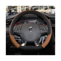 for Citroen DS4 DS5 DS5 DS 5LS DS6 DS7 DS9 Car Steering Wheel Cover PU - D shape Brown