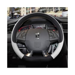 for Citroen DS4 DS5 DS5 DS 5LS DS6 DS7 DS9 Car Steering Wheel Cover PU - D shape White