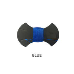 Black PU Faux Leather DIY Hand Stitched Car Steering Wheel Cover for Subaru - Blue Thread