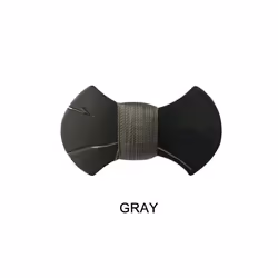 Black PU Faux Leather DIY Hand Stitched Car Steering Wheel Cover for Subaru - Gray Thread