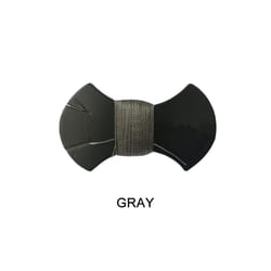 Black PU Faux Leather DIY Hand Stitched Car Steering Wheel Cover for Subaru - Gray Thread