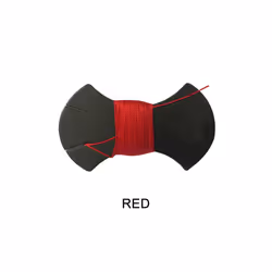 Black PU Faux Leather DIY Hand Stitched Car Steering Wheel Cover for Subaru - Red Thread