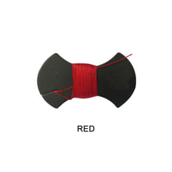 Black PU Faux Leather DIY Hand Stitched Car Steering Wheel Cover for Subaru - Red Thread