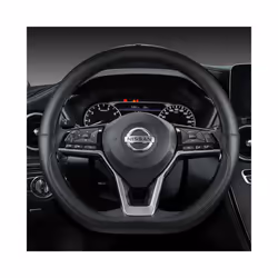 Car Steering Wheel Cover For Nissan X-Trail Qashqai March Serena Micra - BLACK
