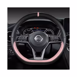 Car Steering Wheel Cover For Nissan X-Trail Qashqai March Serena Micra - PINK