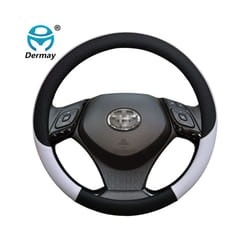 Leather Sport Car Steering Wheel Cover for Toyota CHR C-HR Auto Accessories - White