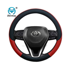 for Toyota Rav4 Wildlander RAV4 LE AWD GTQ6440 Car Steering Wheel Cover - Red