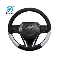 for Toyota Rav4 Wildlander RAV4 LE AWD GTQ6440 Car Steering Wheel Cover - White