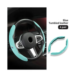 Car Steering Wheel ABS Cover Trim Fur Leather For BMW G20 G30 G32 6 GT - Blue