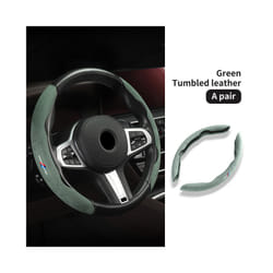Car Steering Wheel ABS Cover Trim Fur Leather For BMW G20 G30 G32 6 GT - Green