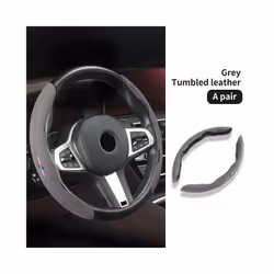 Car Steering Wheel ABS Cover Trim Fur Leather For BMW G20 G30 G32 6 GT - Grey