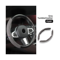 Car Steering Wheel ABS Cover Trim Fur Leather For BMW G20 G30 G32 6 GT - Grey