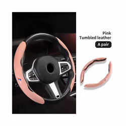Car Steering Wheel ABS Cover Trim Fur Leather For BMW G20 G30 G32 6 GT - Pink