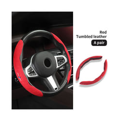 Car Steering Wheel ABS Cover Trim Fur Leather For BMW G20 G30 G32 6 GT - Red