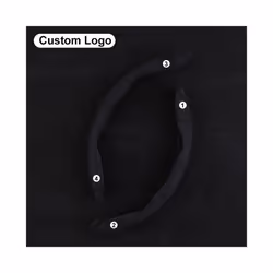 For Honda Universal Steering Wheel Cover civic jazz city CRV XRV fit Accord - Black 2 PCS