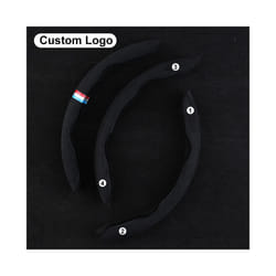 For Honda Universal Steering Wheel Cover civic jazz city CRV XRV fit Accord - Black 3 PCS