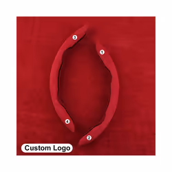For Honda Universal Steering Wheel Cover civic jazz city CRV XRV fit Accord - Red 2 PCS