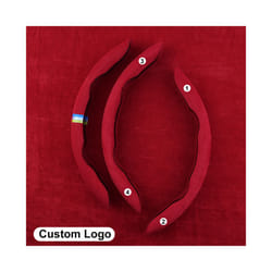 For Honda Universal Steering Wheel Cover civic jazz city CRV XRV fit Accord - Red 3 PCS