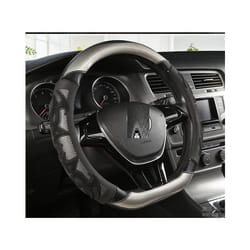 Car Steering Wheel Cover Carbon Fiber Leather For Nissan Qashqai J11 Nissan - A GREY D SHAPE