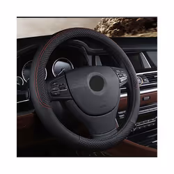 Auto Steering Wheel Cover Universal Volant Braid on the Steering-wheel - Black