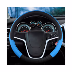 Auto Steering Wheel Cover Universal Volant Braid on the Steering-wheel - blue