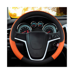 Auto Steering Wheel Cover Universal Volant Braid on the Steering-wheel - Orange