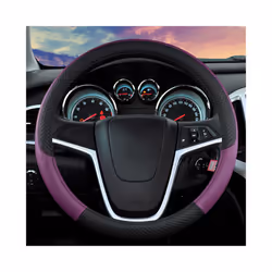 Auto Steering Wheel Cover Universal Volant Braid on the Steering-wheel - Purple