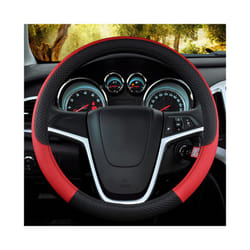 Auto Steering Wheel Cover Universal Volant Braid on the Steering-wheel - Red