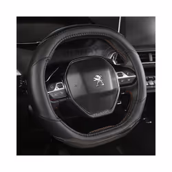 for Peugeot 3008 4008 5008 Car Steering Wheel Cover Carbon Fibre + PU - Orange